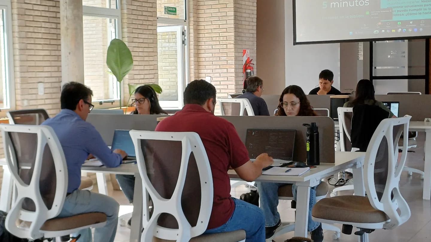 Espacio de coworking del Polo Tecnológico La Nube